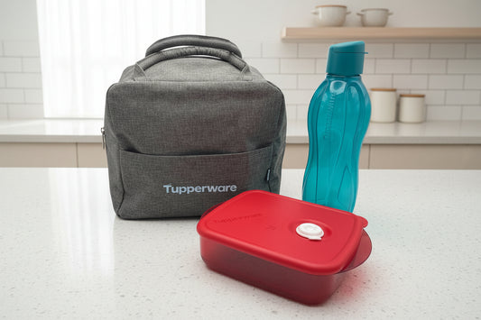 Bolsa térmica gris + Crystalplus 550 ml + Eco Botella 750 ml