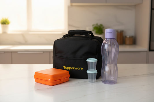 Bolsa Térmica Negra + Sandwichera + Eco Botella 750 ml + Enanitos(2)