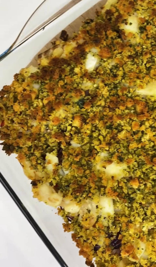 Bacalao con pan de maíz en UltraPro
