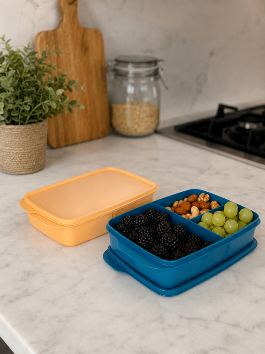 Set Snack con Divisiones Rectangular 1L(2)